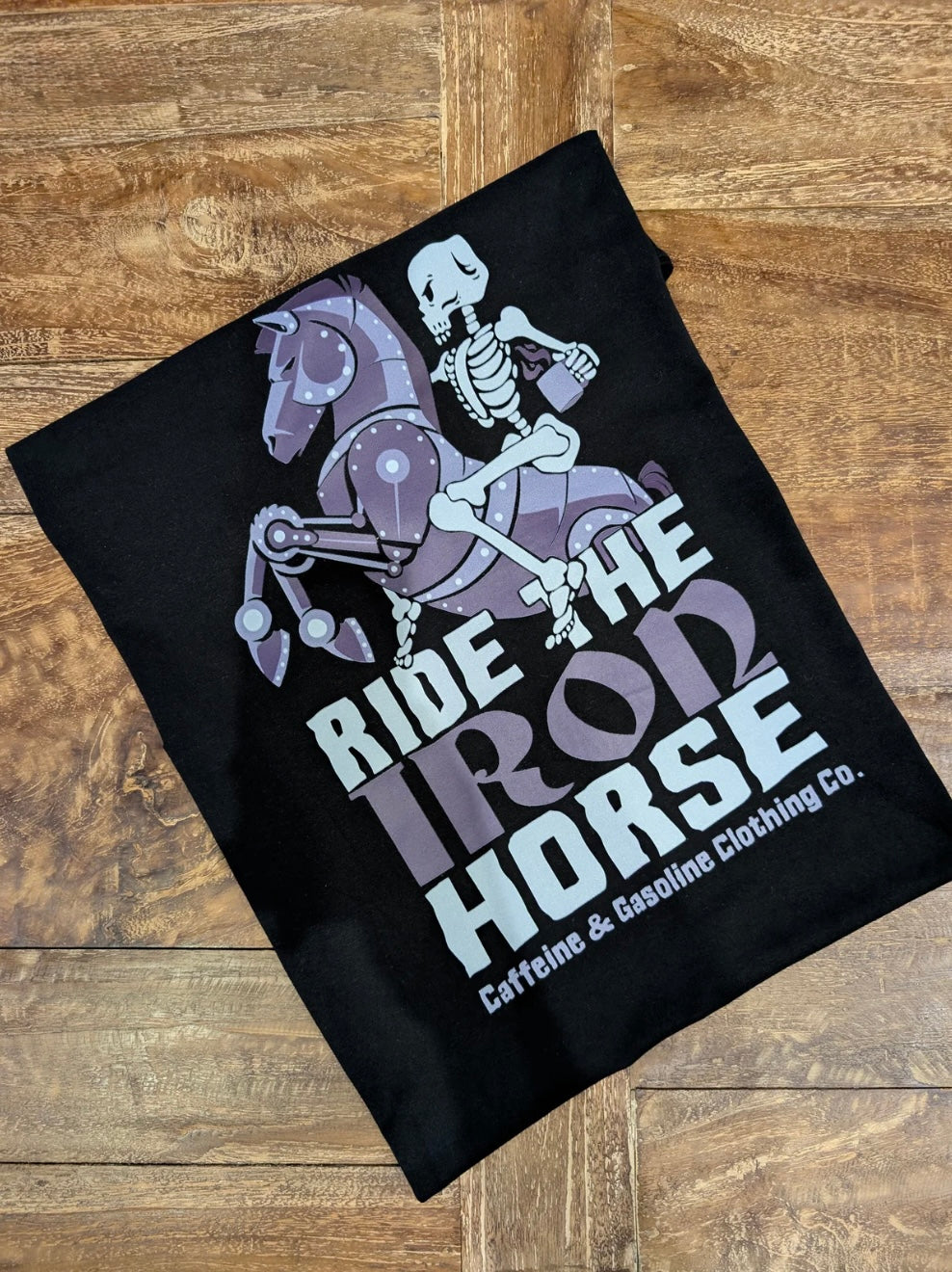 Grey iron horse design