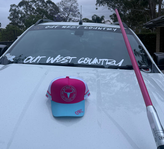 TRUCKER CAP (Pink pony)